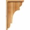 Ekena Millwork New Brighton Rough Sawn Corbel w/Backplate, Western Red Cedar, 6"W x 12"D x 20"H COR06X12X20NEB01RWR - alternate 3